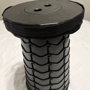 Portable Telescopic Stool Foldable Camping Hiking Chair Collapsible Seat Fishing